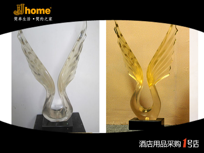上海酒店客房用品 软装饰品摆件 琉璃饰品 工艺品